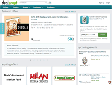 Tablet Screenshot of dealsnapt.com